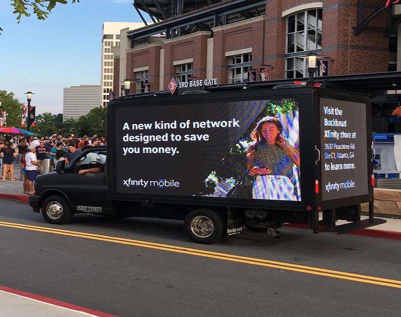 Mobile Digital Advertising Truck